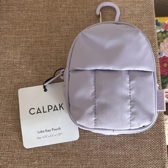 Calpak Luka Key Pouch in Orchid - Picture 2 of 6